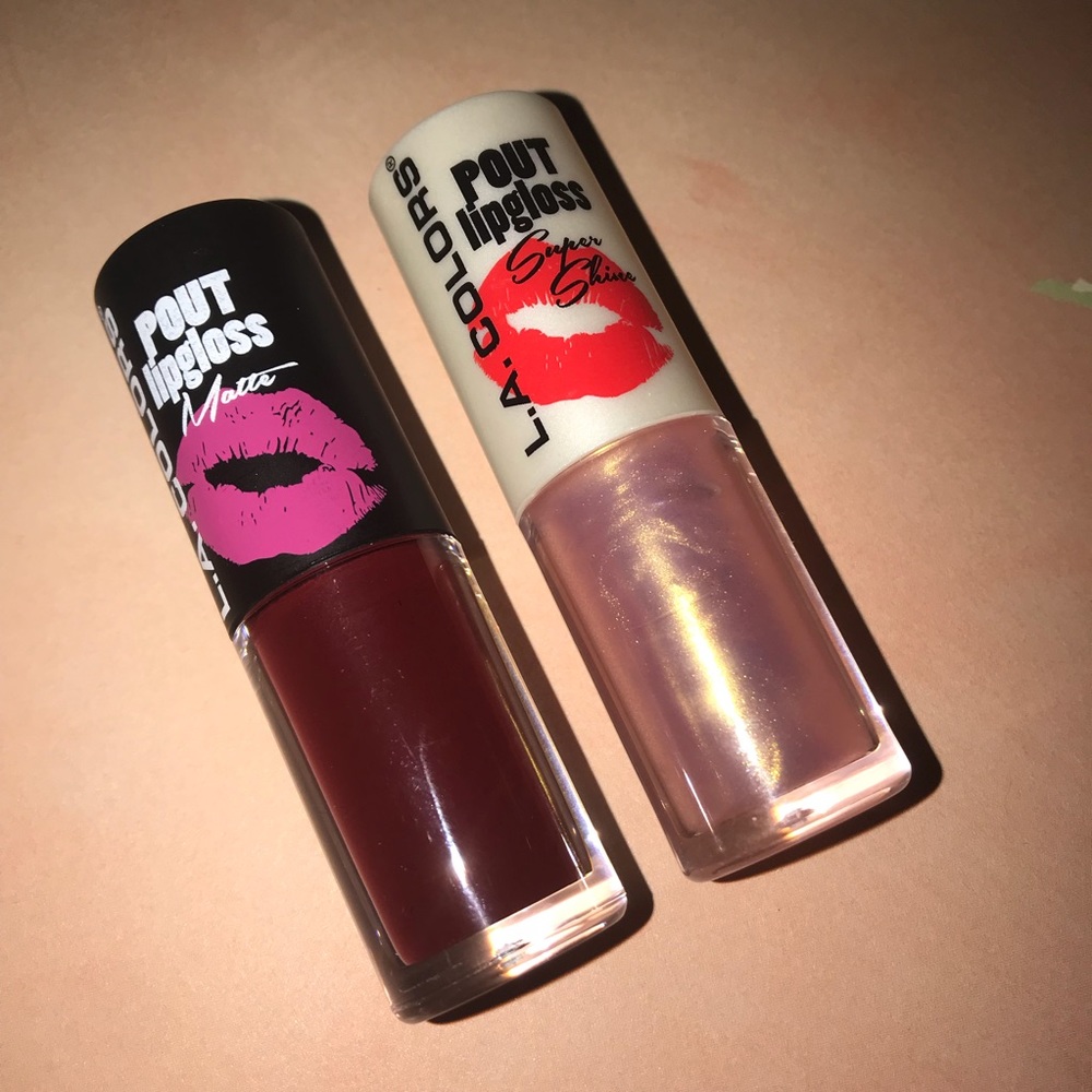 L.A.  COLORS MATTE & LIPGLOSS DUO!